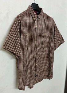 Vintage 🔥Men's Plaid Short Sleeve Shirt