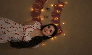 cherry Print Mini Dress