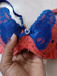 Stylish Polka Dot Bra