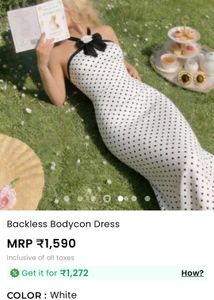 Savana Polka Dot Halter Neck Dress