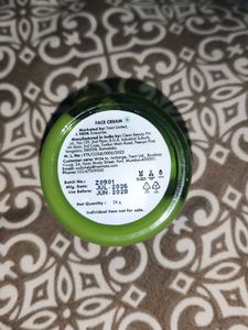 matcha face cream