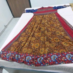 Beautiful Floral Print women gown