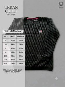 Urban Quilt Diamond Quilted Sweatshirt