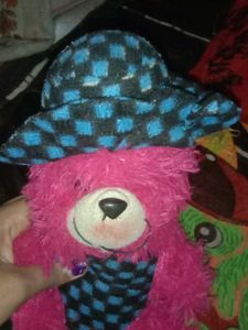 Pink Teddy Bear with Hat