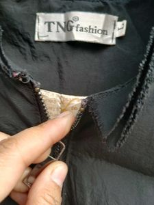 Sleeveless Padded Long Jacket