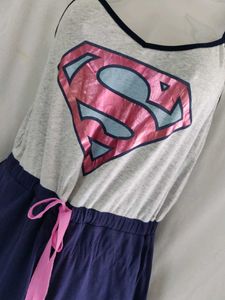 Superman Sleep Romper