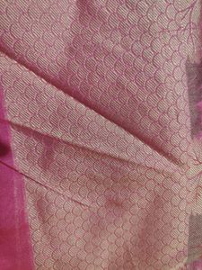 💕Vibrant Pink Leaf Print Dupatta