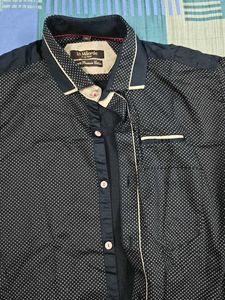 Men's Polka Dot Long Sleeve Shirt