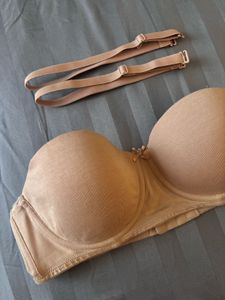 Zivame Nude Strapless Bra