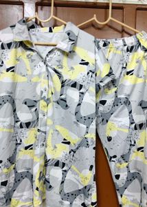 Comfortable Printed Pajama Set