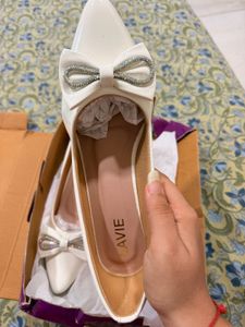 LAVIE IVORY BLOCK HEELS 👠✨