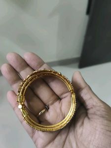 Elegant Gold-Tone Openable/Adjustable Bangle