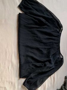 Sheer Black Embellished Top