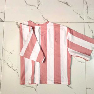 Striped Cropped T-Shirt