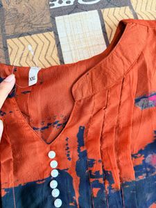 Vibrant Abstract Print Kurta
