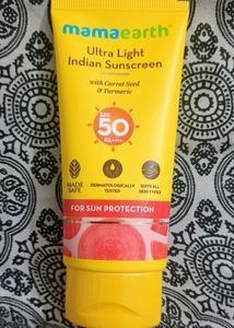 Mamaearth Ultra Light Indian Sunscreen SPF 50