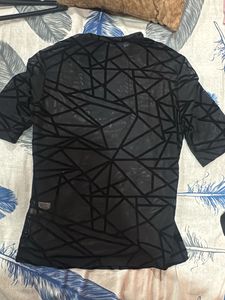 Sheer Geometric Pattern Top