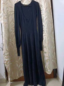 Dark Cosplay Gothic Ribbed Dress