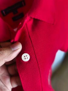 Classic Red Tommy Hilfiger Polo Shirt