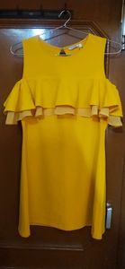 Mustard yellow dress