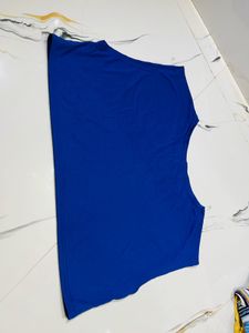 Vibrant Blue Graphic Print jersey