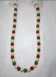 Rajasthani pearl Beaded Necklace set boho