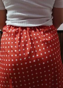 polka dot skirt