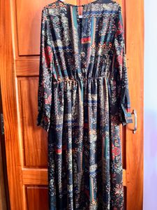 Max Printed Long Dress