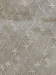 Elegant White Embroidered Dupatta
