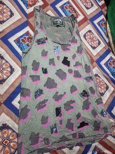 Long Grey Top Very Beautiful N