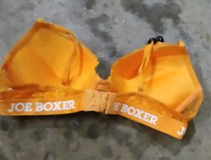 Stylish Yellow Lace Bra