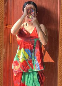 Vibrant Floral Print cord set