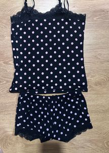 Cute Polka Dot Pajama Set