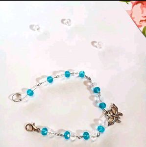 Combo necklace and bracelet💙🦋🦋