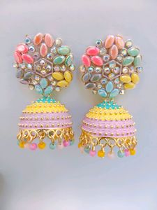 Multicolour Jhumki For Girls/Women