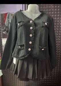 y2k tweed sweater top