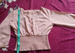 Pink Polka Dot Co Ord Jumpsuit