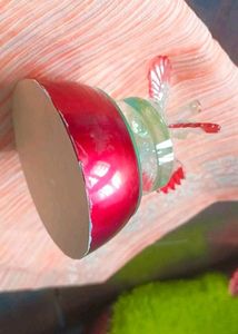 Decorative Glass Love Birds Showpiece