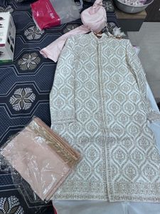 Men's Embellished Sherwani Set