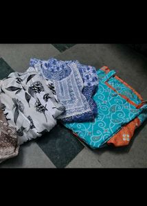 Vibrant Ethnic Kurta Set combo