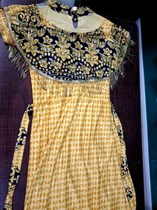 Stylish Ethnic Gown with Embellishments