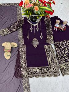 Your Demand on Partywear Suit Plazzo in New Design