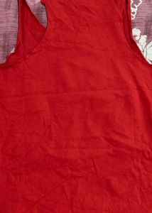 Red Floral Tank Top