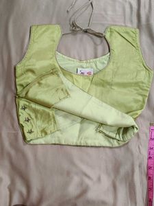 silk athenic blouse... you can wear it with lehnga