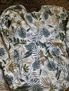 Boho Floral Print Long Sleeve Blouse