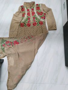 Shrug With Embroidery