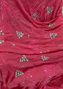 original kundan work Saree