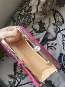 Elegant Ruched Clutch Bag