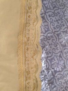 yellow Lace Trim Panties