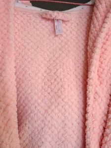 Soft Pink Plush Robe